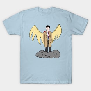 Supernatural Cartoon Angel Castiel TV T-Shirt